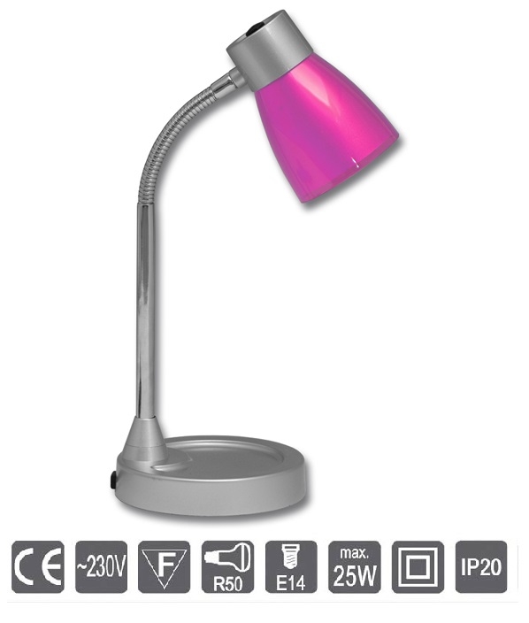 Stolná lampa L2705-RUZ TINA